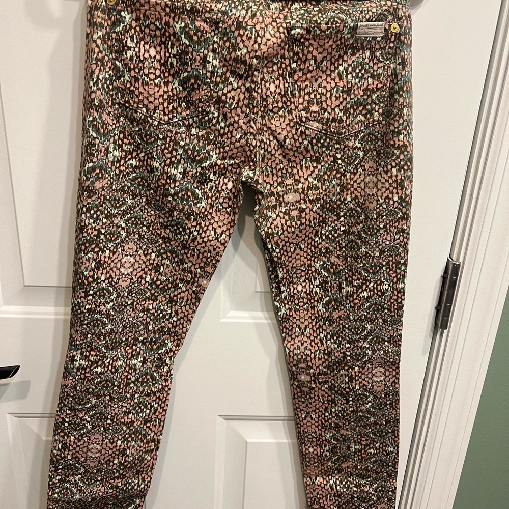 Stylish Multicolor 7 for all mankind Pants with Gold Accent - Picture 4 of 4